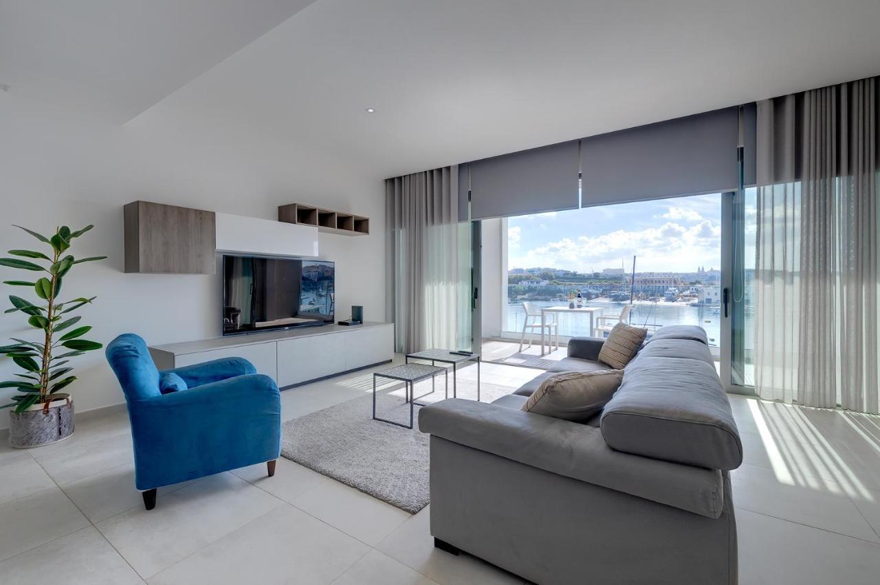 Superlative Apartment With Valletta And Harbour Views Сліма Екстер'єр фото