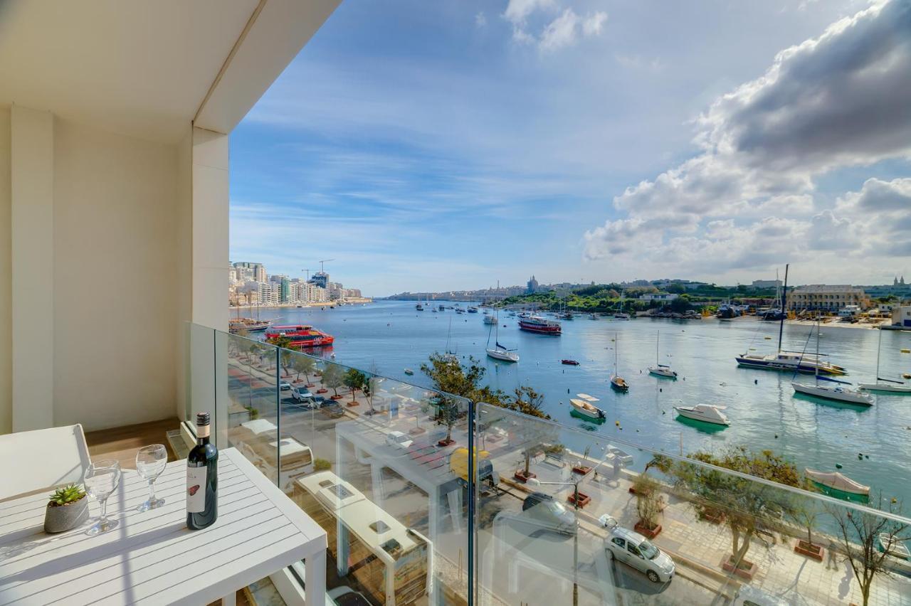 Superlative Apartment With Valletta And Harbour Views Сліма Екстер'єр фото