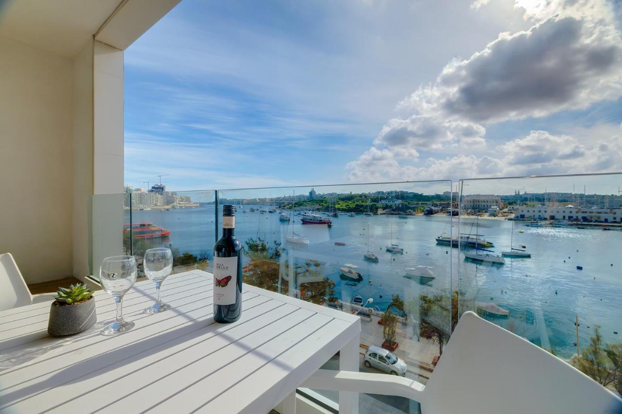 Superlative Apartment With Valletta And Harbour Views Сліма Екстер'єр фото